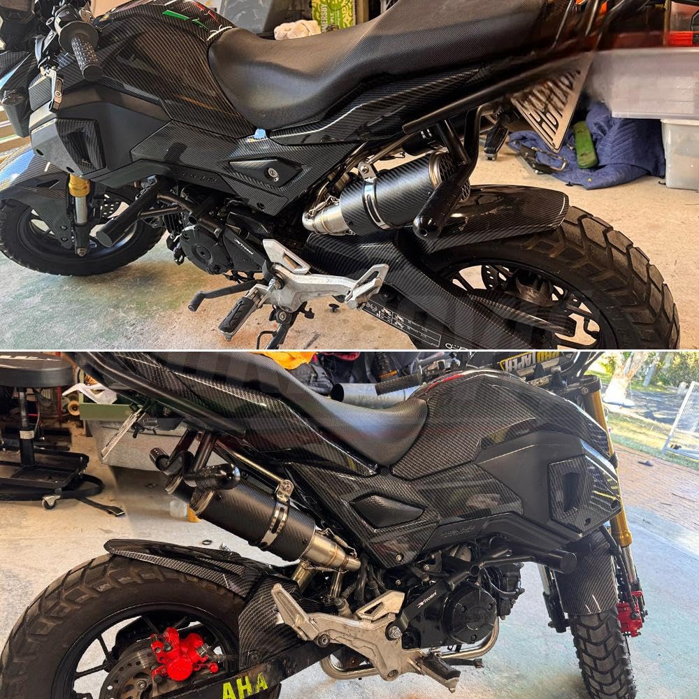 Amazon | FIRECARP バイクマフラー フルエキゾースト グロム GROM